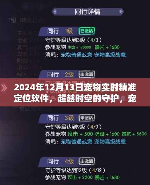 超越时空守护,宠物精准定位软件引领励志新时代(2024年12月13日)