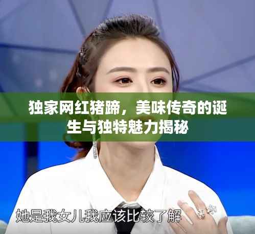 独家网红猪蹄,美味传奇的诞生与独特魅力揭秘