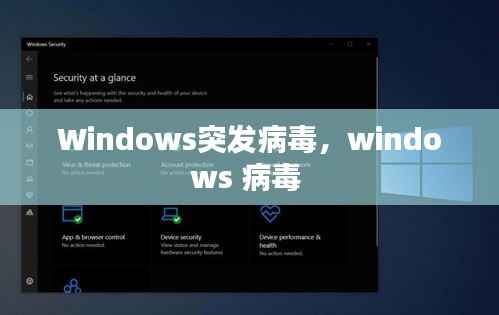 Windows突发病毒,windows 病毒