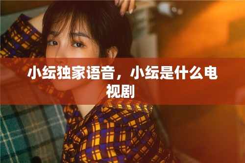 小纭独家语音,小纭是什么电视剧