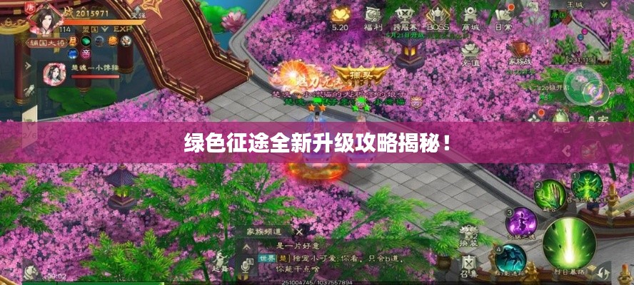 绿色征途全新升级攻略揭秘!