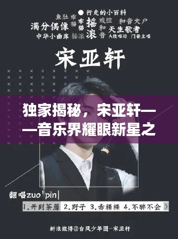 独家揭秘,宋亚轩——音乐界耀眼新星之旅